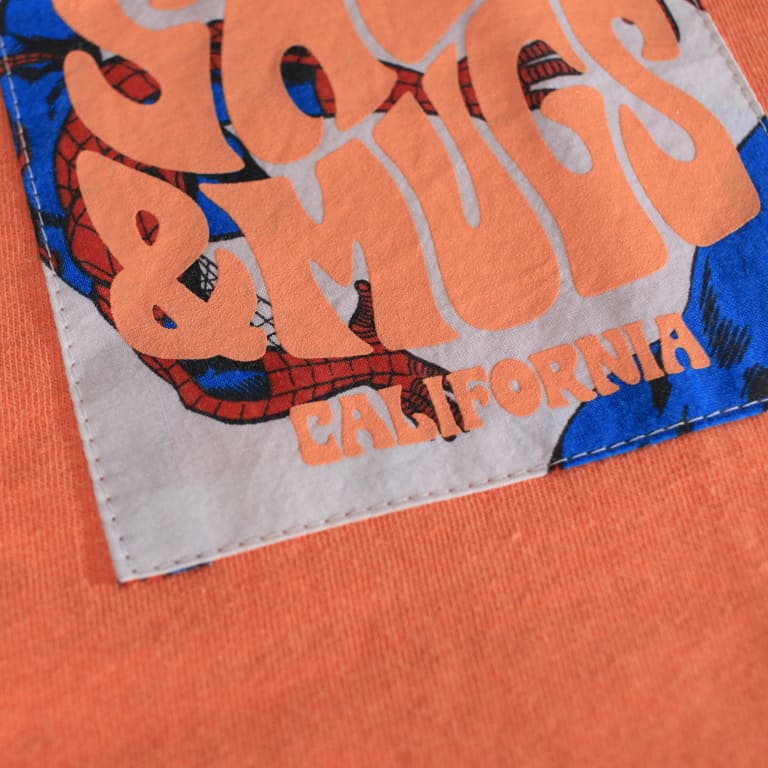 saltandmugs-vintagefablic pocket tee-orange