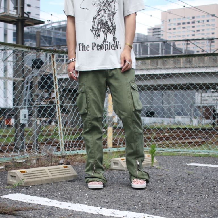 mnml-frontzip-flare-cargo